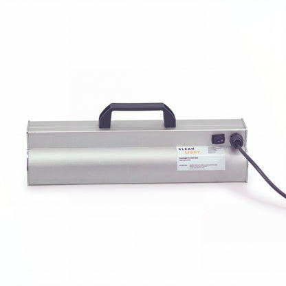 CleanLight Pro, rear view with power cord and type label